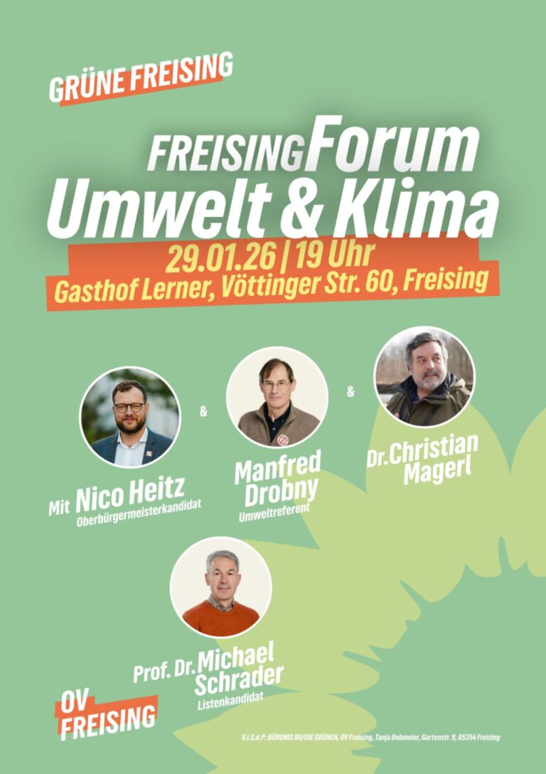 Freising Forum: Umwelt &&nbsp;Klima